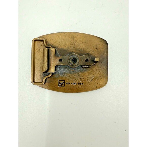 RARE Vintage Magic Chef Collectible Chef Mascot Brass Belt Buckle Cleveland TN - Picture 9 of 10